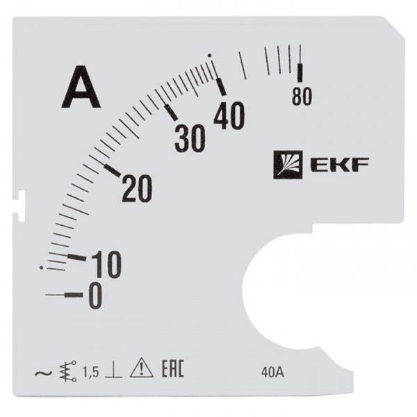 купить Шкала сменная для A961 40/5А-1.5 PROxima EKF s-a961-40