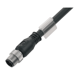 купить 1906470300 Weidmueller Sensor-actuator Cable (assembled) / Sensor-actuator Cable (assembled), One end without connector, M12, No. of poles: 3, Cable length: 3 m, pin, straight