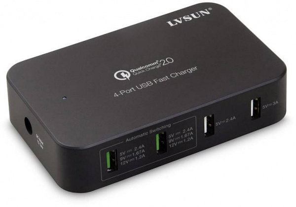 купить LVSUN Smart 4-Port LS-Q4U USB-Ladestation Steckdos