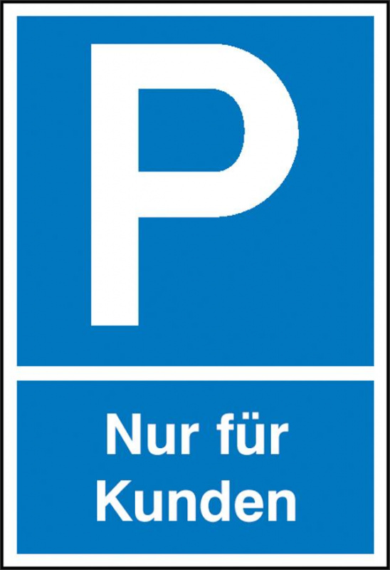 купить Parkplatzschild Parkplatz Kundenparkplatz Aluminiu
