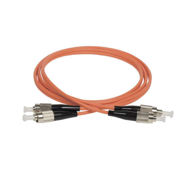 купить Патч-корд оптический коммутационный соединительный для многомодового кабеля (MM); 50/125 (OM2); FC/UPC-FC/UPC (Duplex) (дл.25м) ITK FPC50-FCU-FCU-C2L-25M