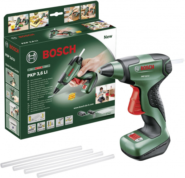 купить Bosch Home and Garden PKP 3,6 LI Akku Heissklebepis