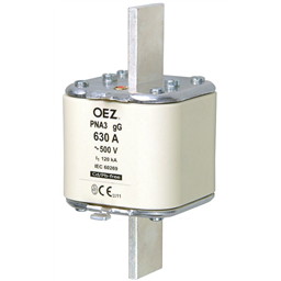 купить OEZ:40358 OEZ Плавкая вставка / Un AC 500 V / DC 440 V, размер 3, gG - характеристика для общего применения, без Cd/Pb