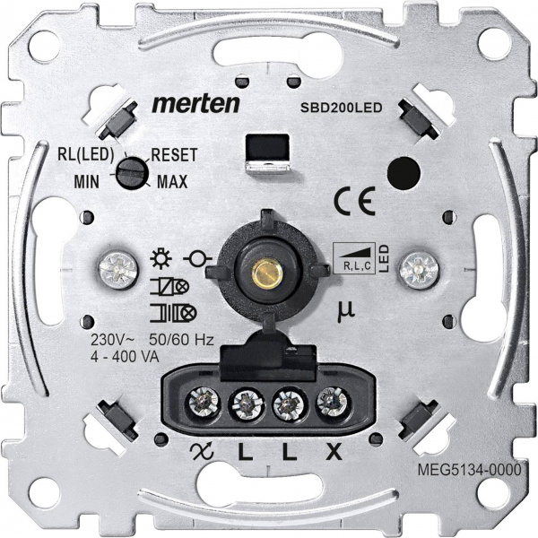 купить Merten MEG5134-0000 Unterputz Dimmer Geeignet fuer