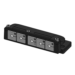 купить 42336.200 Icotek KEL-FG-E5 V2A / 90° cable entry flange enclosure, split, single row, IP54, V2A screws