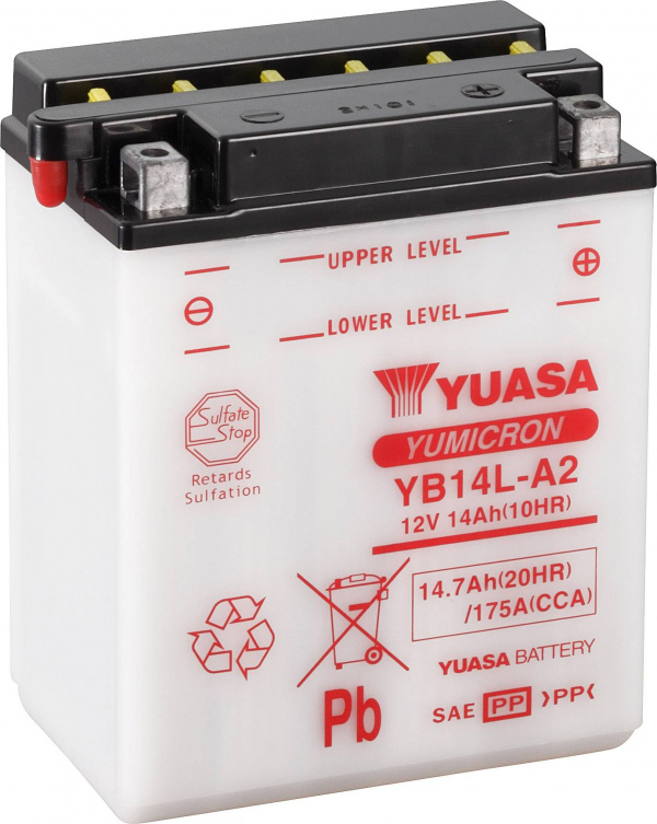 купить Yuasa YB14L-A2 Motorradbatterie 12 V 14 Ah  Passen