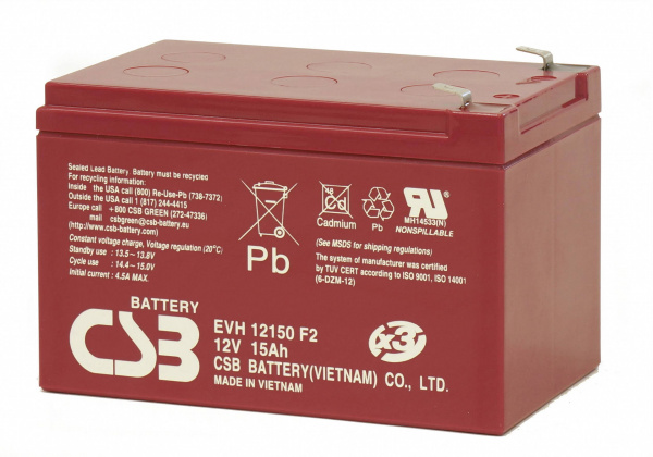 купить CSB Battery EVH 12150 EVH12150X3 Bleiakku 12 V 15