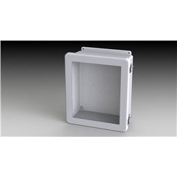 купить SCE-1412FW Saginaw Junction Enclosure W/Window / Fiberglass / Light gray fiberglass. Optional sub-panels are marine grade aluminum.