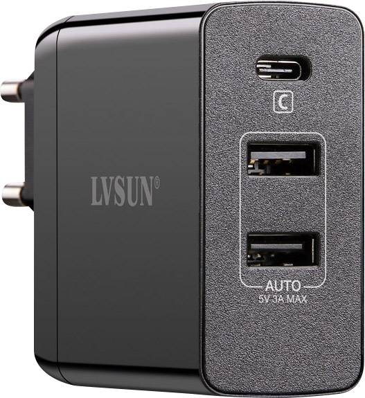 купить LVSUN Travel LS-QW45-PD USB-Ladegeraet Steckdose Au