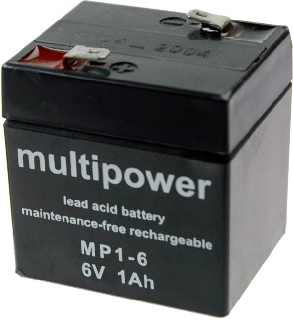 купить multipower MP1-6 MP1-6 Bleiakku 6 V 1 Ah Blei-Vlie