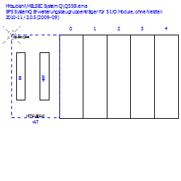 купить 140377 Mitsubishi PLC Q Series Extension unit only 5 I/O slots, no powersupply needed