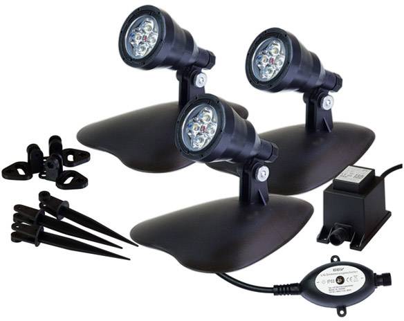 купить GEV Flora 022218 LED-Gartenstrahler-Set  3er Set E