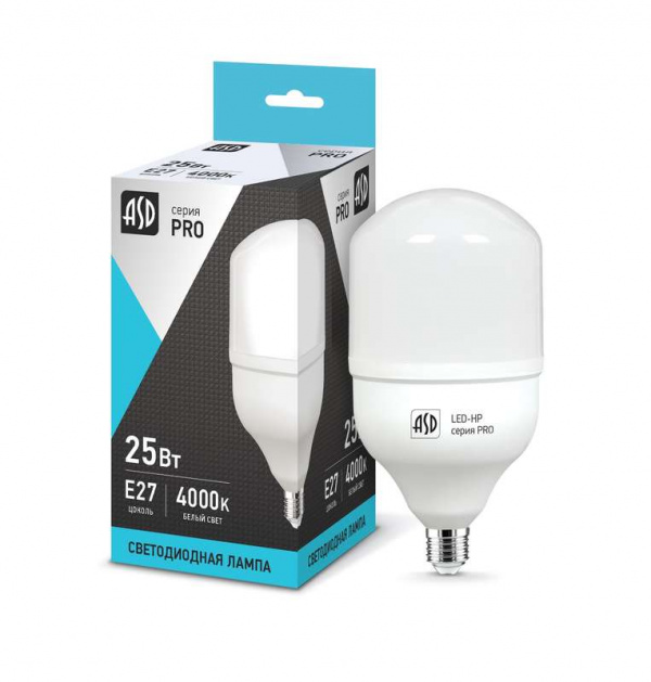 купить Лампа светодиодная LED-HP-PRO 25Вт 230В E27 4000К 2250Лм ASD 4690612018706
