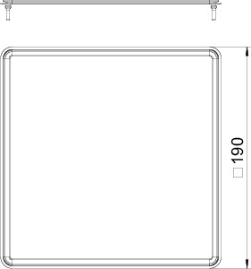 купить Уплотнитель плоский для регулируемых кассетных рамок FD 4 QNK2 OBO 7407107