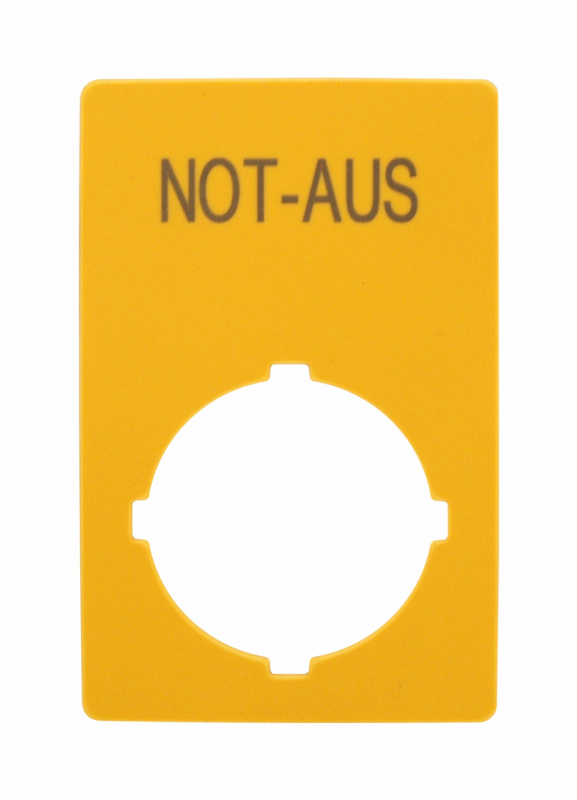 купить MM216471 Schrack Technik Not-Aus-Schild 33x50mm