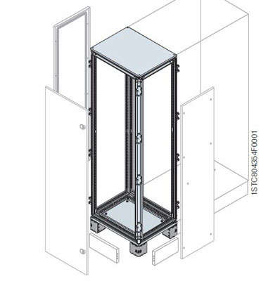 купить Каркас каб. секции 2200х300х800мм ABB ER3082K