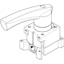 купить VHER-AH-M04C-N12-LD Festo Распределитель с ручным управлением / 00991330