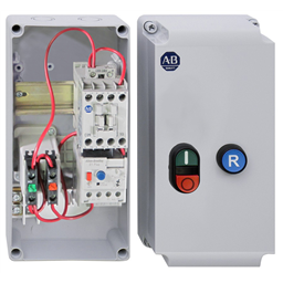 купить 109-C09LDE1C-1M-7 Allen-Bradley IEC Enclosed Non-Reversing Non-Combination Starter / Max Ie=9A, 3-Phase / START/STOP Multifunctional Pusch Button With RESET Pusch Button