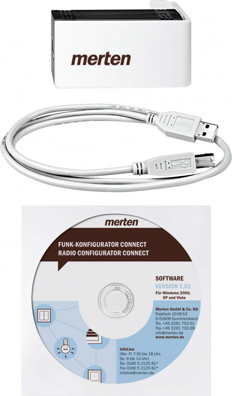 купить Merten Merten KNX Systeme 506801 USB Funk-Konfigur