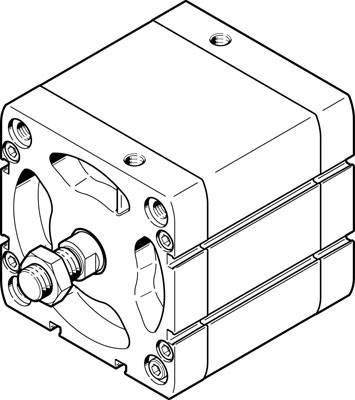 купить FESTO 577207 ADN-100-80-A-PPS-A Kompaktzylinder  H