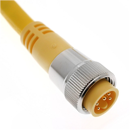 купить MIN-5MP-50 Mencom PVC Cable - 16 AWG - 600 V - 8A / 5 Poles Male Straight Plug 50 ft