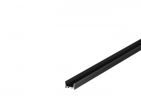 купить LI1000501 Schrack Technik GRAZIA 20 LED Aufbauprofil, flach, gerillt, 1m, schwarz