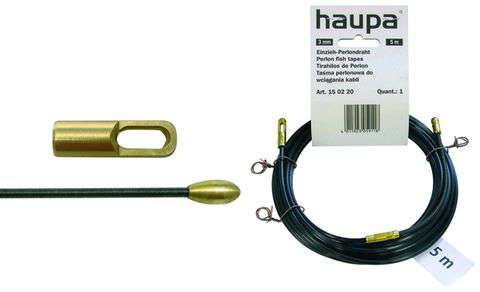 купить Протяжка кабельная 20м из перлона d4 стальные наконечник поисковая пружина HAUPA 150245