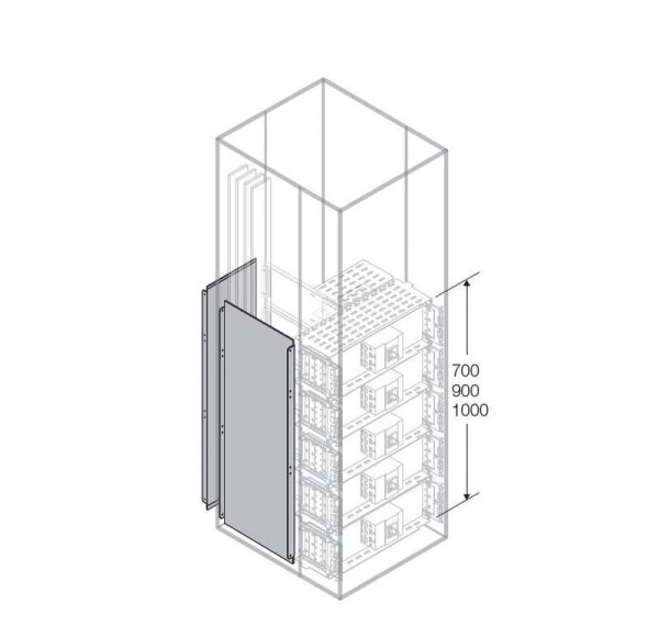 купить Перегородка верт. боковая H=700мм D=900мм ABB 1STQ009133A0000