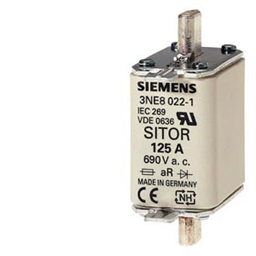 купить 3NE8022-1 Siemens SITOR FUSE LINKS 125A, AC 690V (DIN 43620, SIZE 00)