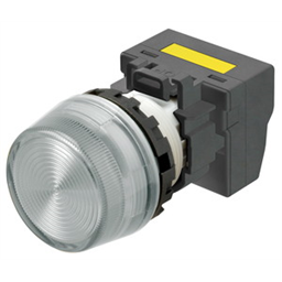 купить M22N-BP-TWA-WD-P Omron Indicator (Cylindrical 22-dia.), Cylindrical type (22/25 mm dia.), Plastic projected, Lighted, LED, White, 100 VAC, Push-In Plus Terminal Block, IP66