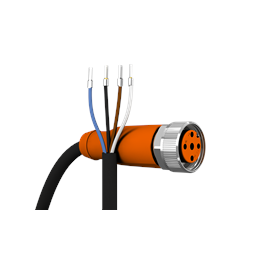 купить AA006 Autosen M12 socket, straight, with 5 m PUR cable, 4 poles / PUR cable, 4 x 0.34 mm? (42 x O 0.1 mm); O 4.9 mm; halogen-free / Protection IP67 / IP68 / IP 69K