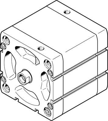 купить FESTO 577197 ADN-100-60-I-PPS-A Kompaktzylinder  H