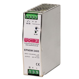 купить EPNSW 2405 Wohrle Single Phase Power Supply, Output 24VDC / 5A / Input 88-264VAC (extended range Input) / for DIN-Rail