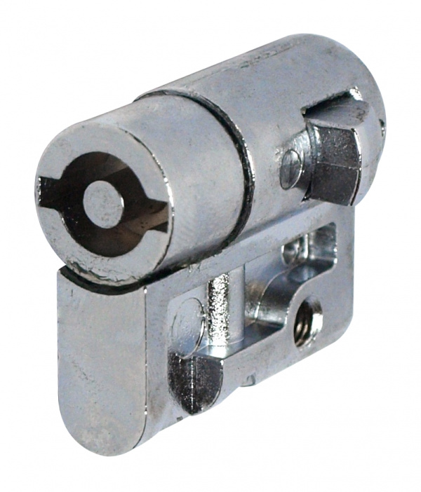 купить IU001906 Schrack Technik Halbzylinderschloss mit Doppelbart-Einsatz 5mm, L=40mm