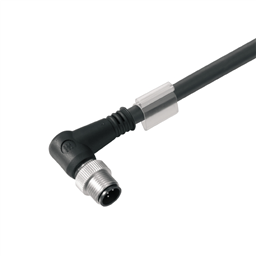 купить 1059650500 Weidmueller Sensor-actuator Cable (assembled) / Sensor-actuator Cable (assembled), One end without connector, M12, No. of poles: 4, Cable length: 5 m, pin, 90°