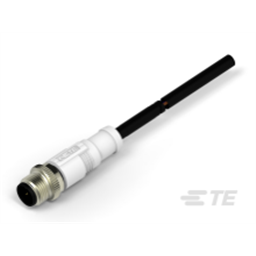 купить T4151110002-003 TE Connectivity M12  Cable Assembly Single Ended Male Straight / 1500 mm PVC Cable, 2 wire / UNShielded