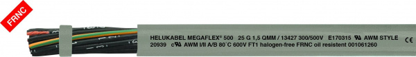 купить Helukabel MEGAFLEXВ® 500 Steuerleitung 5 G 0.75 mmВІ
