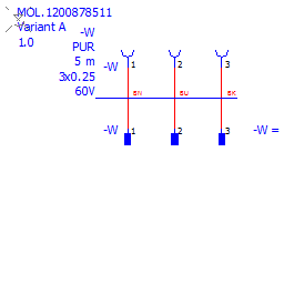 купить 1200878511 Molex M8 - M12 Double-Ended Cordset, Female - Male / Nano-Change (M8) to Micro-Change (M12) Double-Ended Cordset, 3 Poles, Female (Straight) to Male (Straight), 0.25mm2 PUR LSOH Cable, 5.0m (16.40') Length