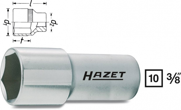 купить Hazet  880MGT Aussen-Sechskant Zuendkerzeneinsatz 20