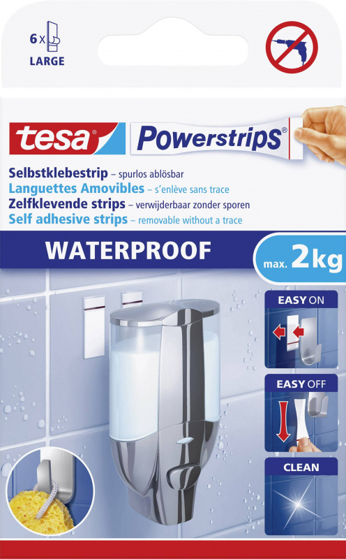купить tesa 59700 tesa PowerstripsВ® Waterproof  Weiss  Inh