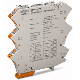 купить 2857-401 Wago Разделительный усилитель / Биполярный ток и входной сигнал напряжения / Сигнал биполярного тока и напряжения на выходе