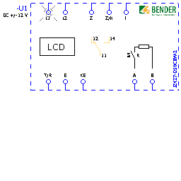 купить B92075201W Bender insulations Monitoring Device with impedance monitoring / Us=Un: AC 47-53 Hz 70-300 V,   screw terminal