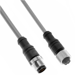 купить MDCDD-5MFP-10M Mencom PVC Cable - 22/24 AWG - 300 V - 4A / 5 Poles Male Straight to Female Straight Plug 10 m
