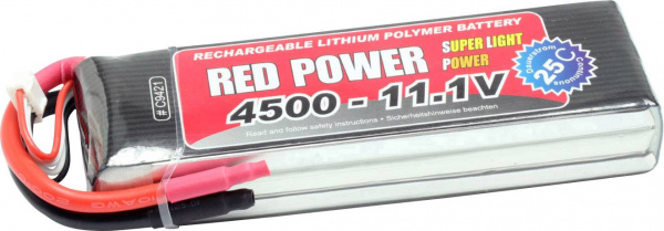 купить Red Power Modellbau-Akkupack (LiPo) 11.1 V 4500 mA