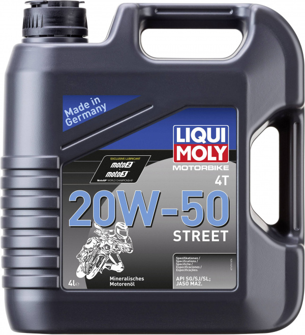 купить Liqui Moly Motorbike 4T 20W-50 Street 1696 Motoroel