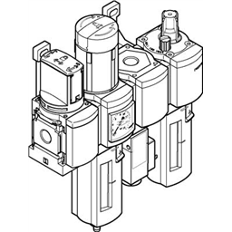 купить MSB4N-1/4:C3J3F3M1-WP Festo Блок подготовки воздуха, комбинация / MSB4N-1/4:C3:J3:F3:M1-WP / 00991761