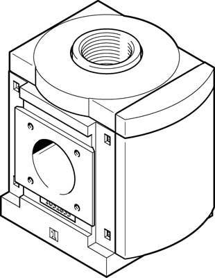 купить FESTO 564150 MS9-FRM-NG-VS-Y Abzweigmodul  Drucklu