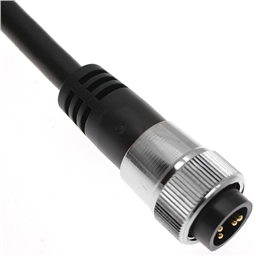 купить MIN-5MP-12-B Mencom PVC Cable - 16 AWG - 600 V - 8A / 5 Poles Male Straight Plug 12 ft