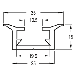 купить 833543 General Electric PolySafe Aluminium Profile Enclosure width 1000mm Profile lenght 968mm