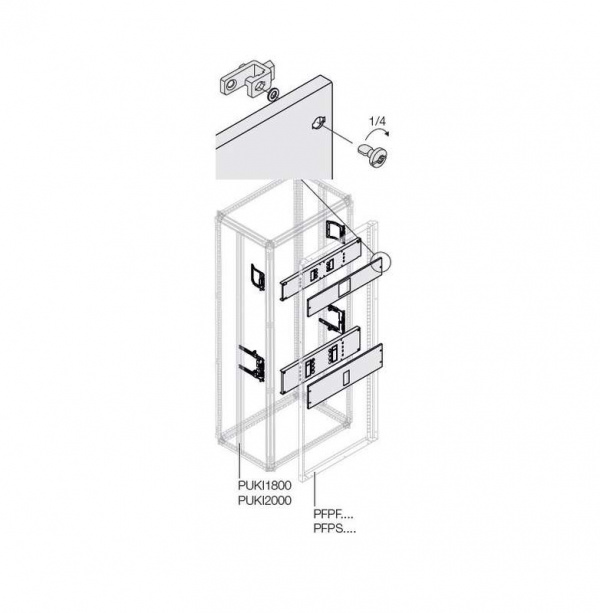 купить Комплект XT3 3/4P PLUG мотор. W=400мм ABB 1STQ007813A0000